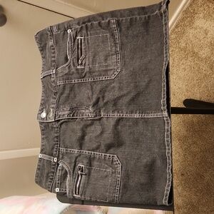 Michael Kors Size 12 Denim Mini Skirt